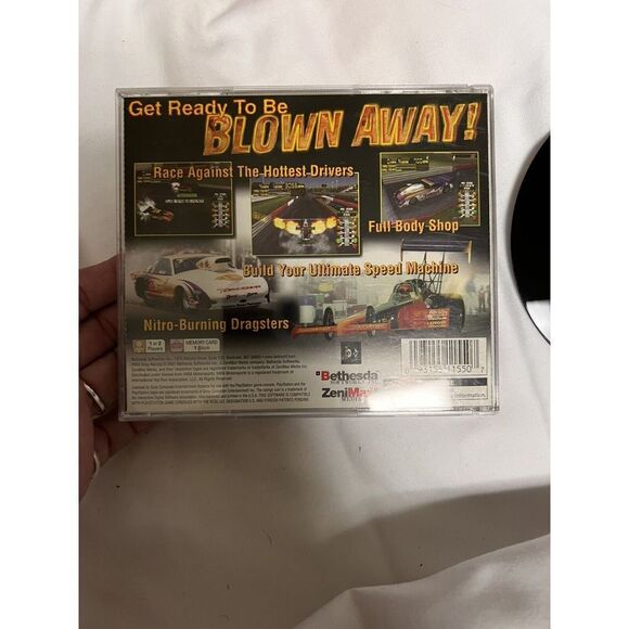 0124 IHRA Drag Racing )‎ SONY PlayStation ONE PS1 VIDEO Game Complete CIB - Picture 4 of 5